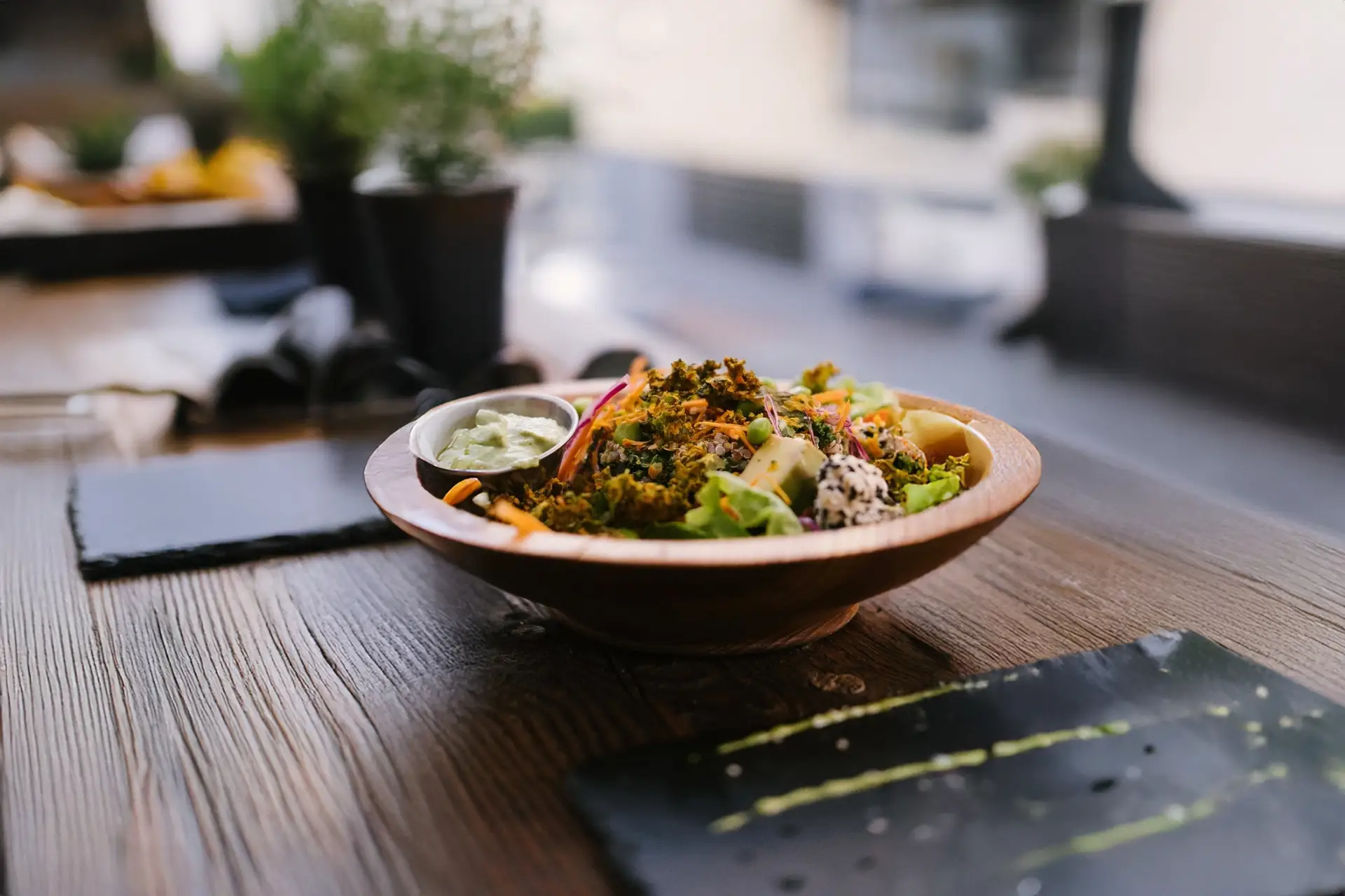 Artfully prepared fresh bowls, baked treats, and smoothies creating culinary poetry at Elly’s Caffé.